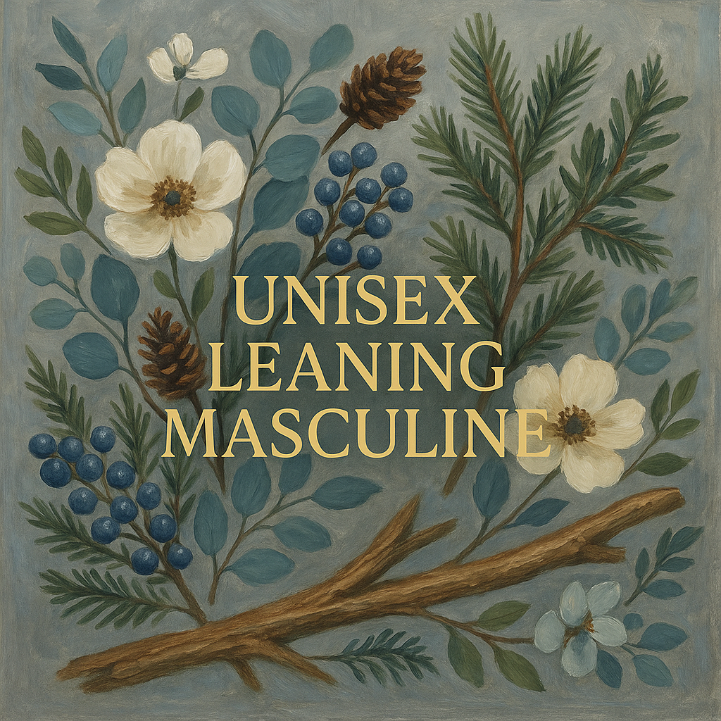 Our collection of unisex perfumes that lean more masculine.